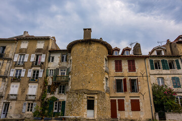 Dans les rues de Bayonne en France
