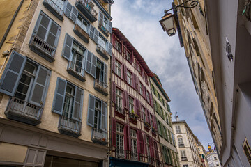 Dans les rues de Bayonne en France
