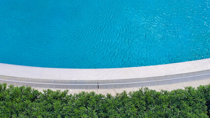 Blue Pool Water with Ripples