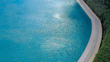 Blue Pool Water with Ripples
