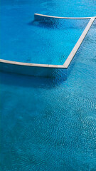 Blue Pool Water with Ripples