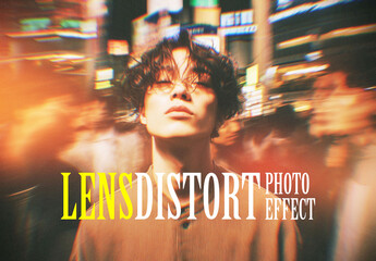 Lens Distort Effect Mockup
