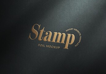Paper Foil Logo Mockup