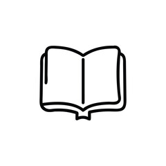 Minimalist Book Vector Icon