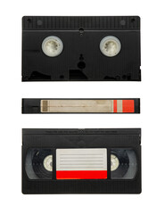 Old Black VHS Video Cassette Tape