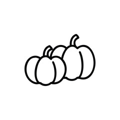 Minimalist Autumn Pumpkin Line Art
