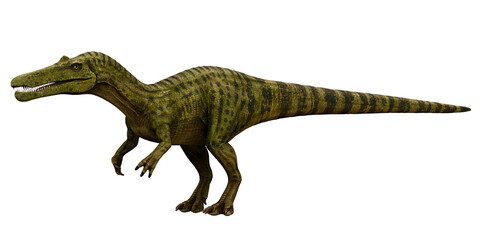 Realistic dinosaur illustration with vivid details