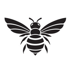 Bee Silhouette Vector

Black and White Bee Outline Illustration

Minimal Bee Silhouette