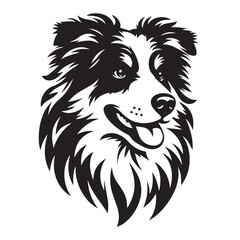 Dog Face Silhouette Vector

Black and White Dog Head Outline

Minimal Dog Face Silhouette