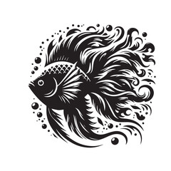 Fish Silhouette Vector

Black and White Fish Outline Illustration

Minimal Fish Silhouette