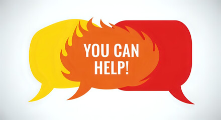 Spark urgent action with a dynamic call to arms, inspiring community support and immediate assistance for critical needs.