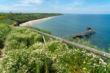 Italy, Abruzzo , Trabucchi Adriatico