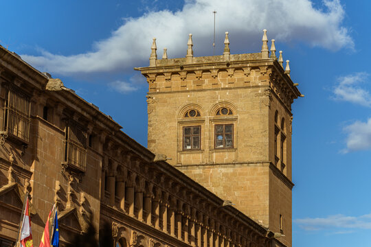 Palace of Los Condes de Gomara in Soria, Spain.