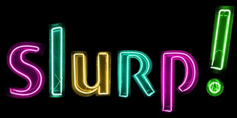 Slurp! néons multicolores