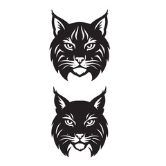 Lynx Face Silhouette Vector

Black and White Lynx Head Outline

Minimal Lynx Face Silhouette Set