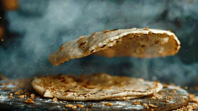 Baking flatbreads on a griddle
