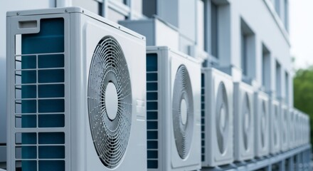 Condenser unit or compressor outside