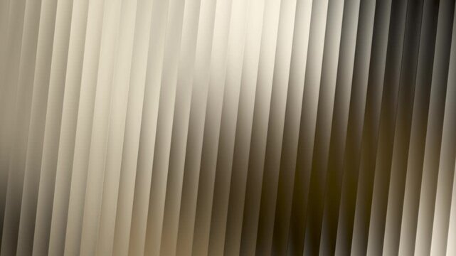 Abstract vertical blinds with gradient lighting from light beige to dark brown