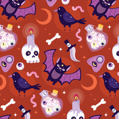 gradient pattern halloween season design vector illustration