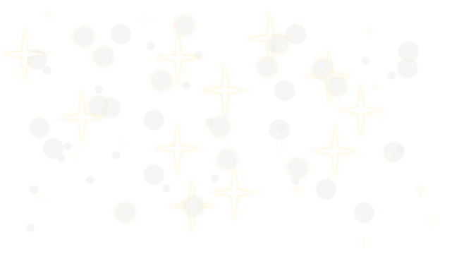 Abstract background with faint yellow sparkles and soft bokeh lights on a white canvas.