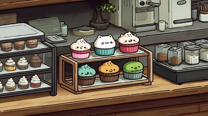 Adorable cupcakes, a treat for the eyes and the taste buds