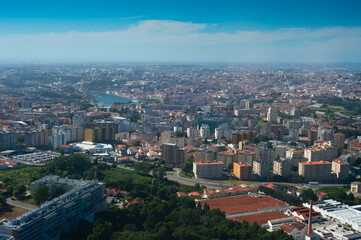 Aerial view  Porto TV  Portugal