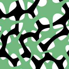 seamless pattern with abstract geometric shapes