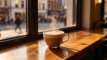 In the heart of the city, coffee begins a tale of fleeting pauses