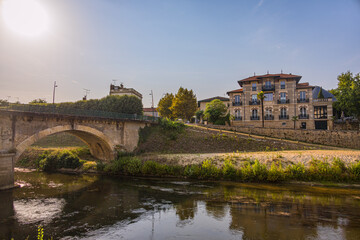 Fototapeta premium Dans les rues de Mont-de-Marsan en France