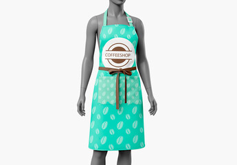 Mannequin with Apron Mockup