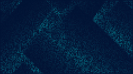 Big data sorting. Information analytics algorithms, machine learning and intelligence data picking vector concept illustration