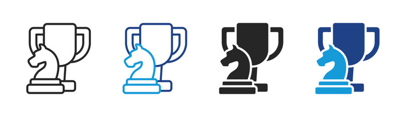 Achievement icon set multiple style collection