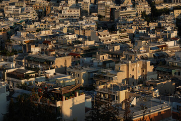 Athens city sprawl