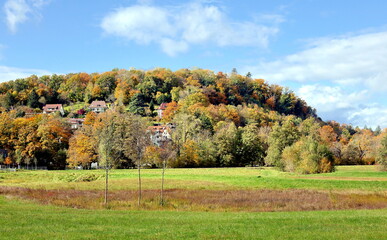 Herbstlandschaft zwischen Freiburg und Günterstal