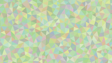 Abstract low poly background with a mosaic of pastel geometric shapes creating a modern and vibrant texture