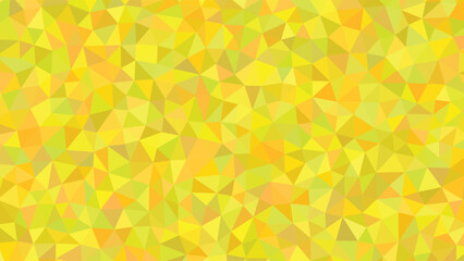 Vibrant abstract geometric pattern background with a mosaic of golden triangles and polygons creating a dynamic texture