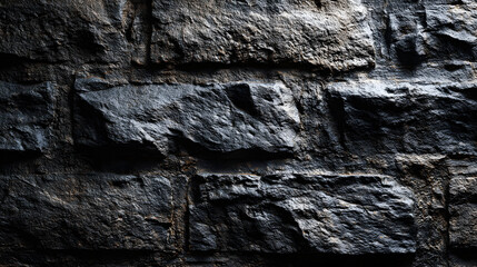 Dark stone wall texture