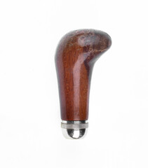 Walking cane handle isolated on white background