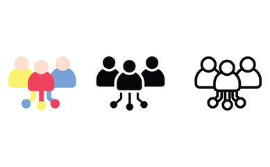 Family connection illustration | happy family and relationship vector design