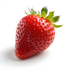 strawberry on white