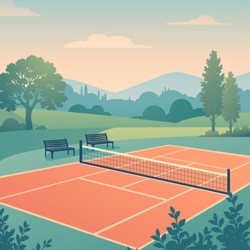 tennis court