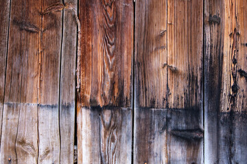 Détails de planches de bois