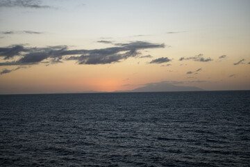 Obraz premium sunset over the sea