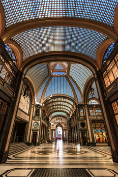 Turin, Italy. The Gallery San Federico