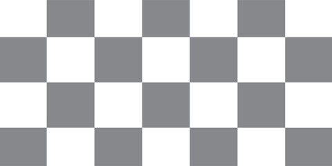 Black and white checkerboard background with waves. Modern vector.