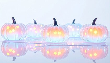 Frozen Polka: Ice Pumpkins as Surreal Art Objects