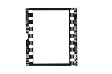 Horizontal Film Strip with Blank Frame