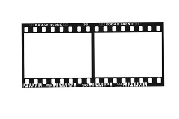 Double Frame Negative Film Template