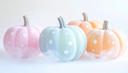 Frozen Polka: Ice Pumpkins as Surreal Art Objects