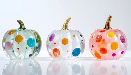 Frozen Polka: Ice Pumpkins as Surreal Art Objects